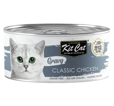 Kit Cat Gravy - Lata de pollo classic
