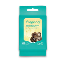 Cargar imagen en el visor de la galería, Freedog Toallitas húmedas para perros y gatos