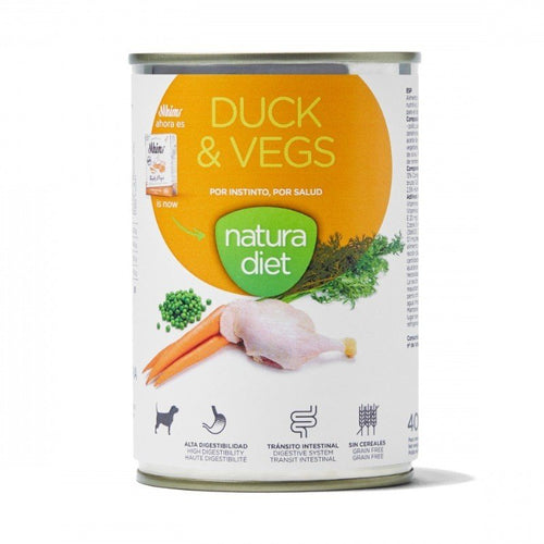 Natura Diet - Lata húmeda de Pato y verduras