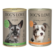 Cargar imagen en el visor de la galería, Dog's Love Senior / Light - Latas de comida húmeda