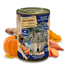 Cargar imagen en el visor de la galería, Lata de Natural Greatness salmón y pavo - Tres Trufas