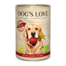 Cargar imagen en el visor de la galería, Lata Dog's Love frutas y verduras Bio Red - Tres Trufas