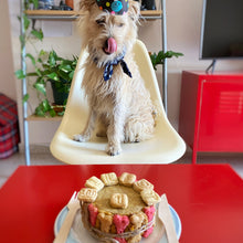Cargar imagen en el visor de la galería, Tarta de cumpleaños perro - Clásica de pollo