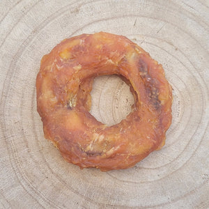 Donut de pollo relleno de hígado y pulmón