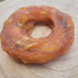 Donut de pollo relleno de hígado y pulmón