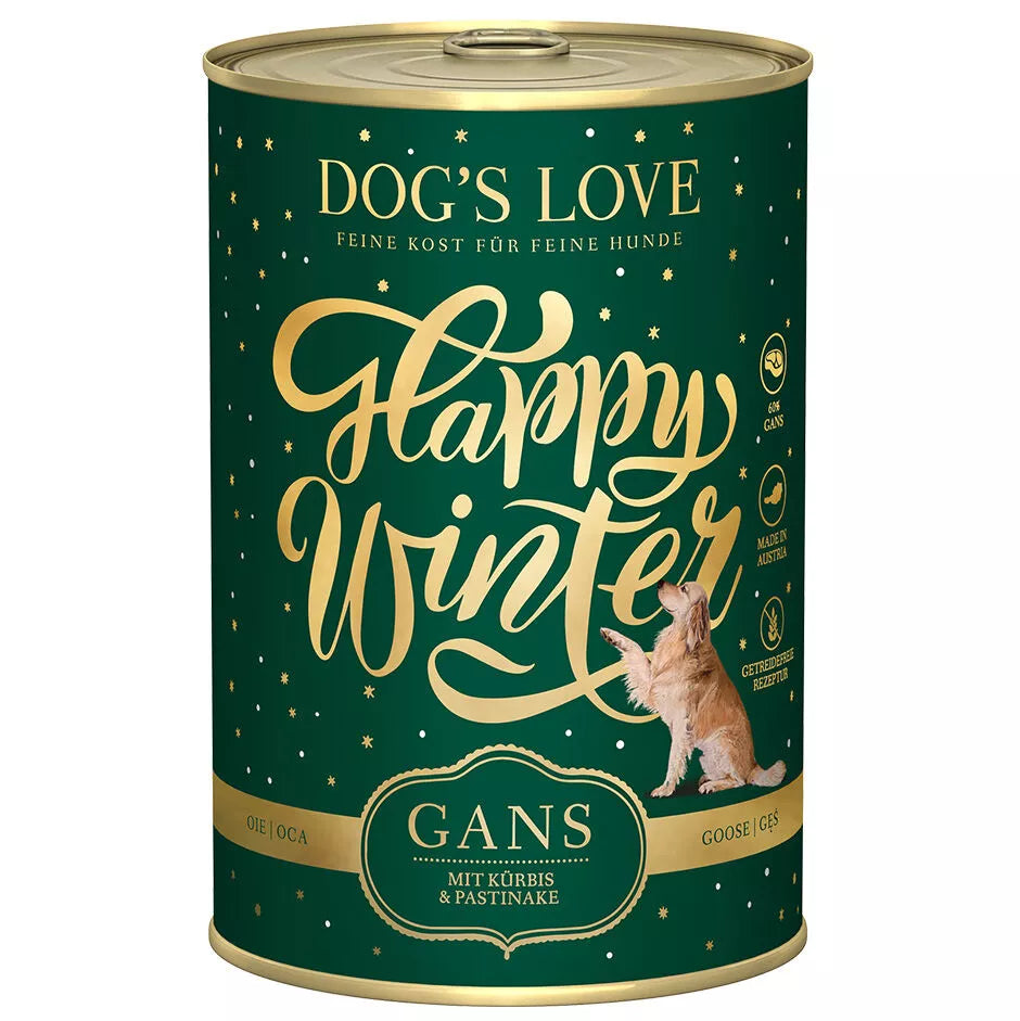 Dog's Love Navidad - Lata de ganso