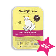 Puromenu - Menú cocinado para gatos - Vacuno a la feline