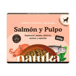 Natuka - Menú Cocinado de Salmón y pulpo