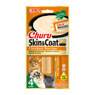 CHOLLO - Inaba Churu Piel y Pelo - snack cremoso funcional - Liquidación