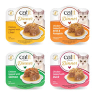 Catit Cuisine - Dinner tarrinas de pollo y pescado