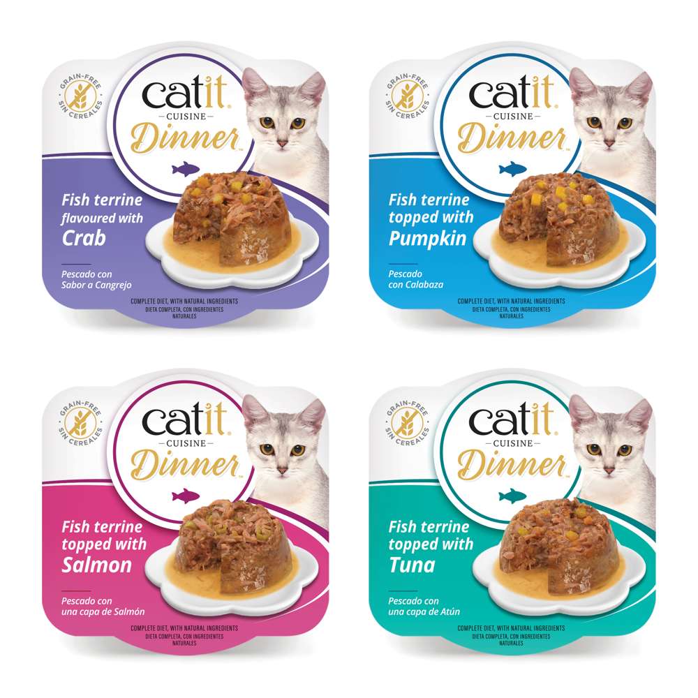 Catit Cuisine - Dinner tarrinas de pollo y pescado | Tres Trufas