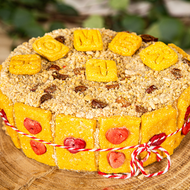 Tarta de cumpleaños perro - Love de salchichas