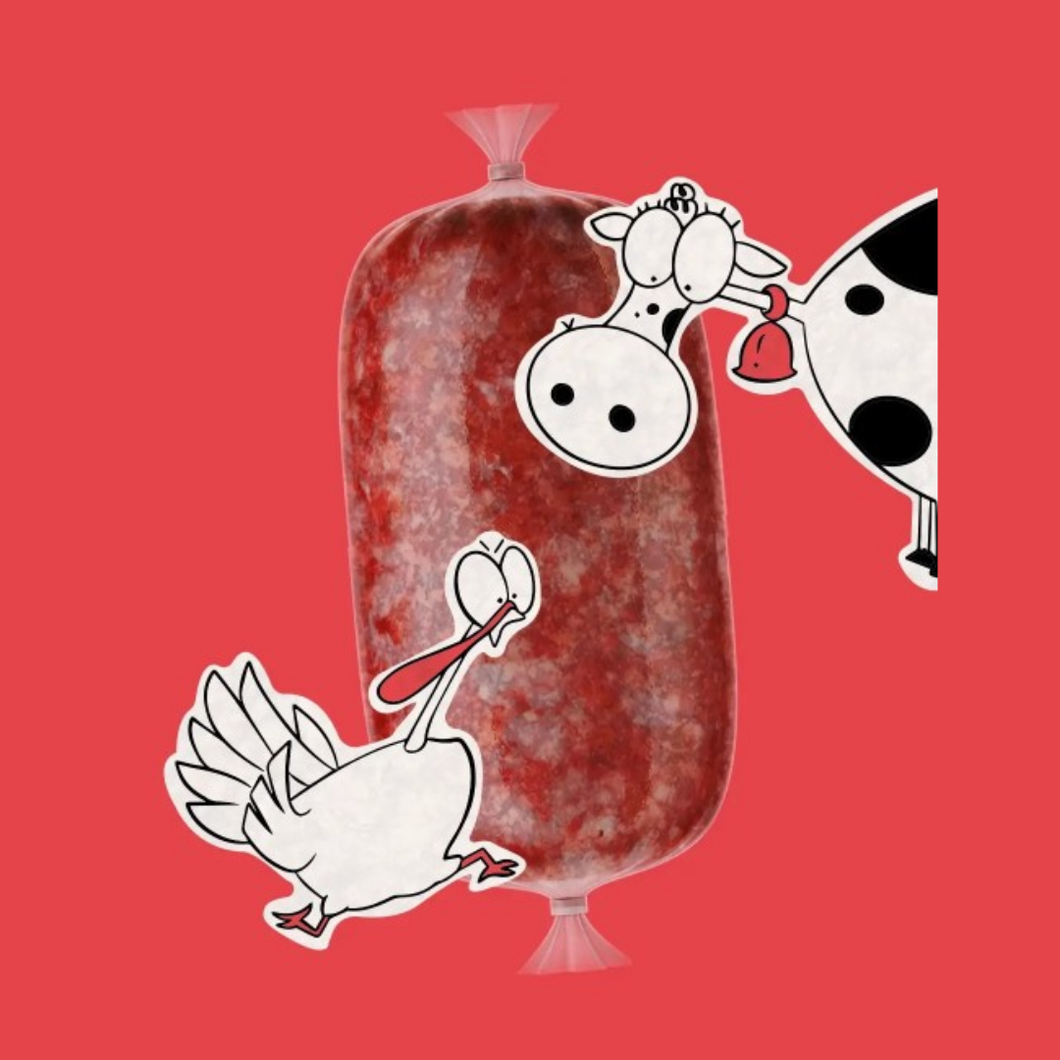 Guau & Cat - Menú barf para gatos - Pavo y ternera