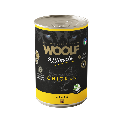 Woolf Ultimate - Lata de pollo con salvia