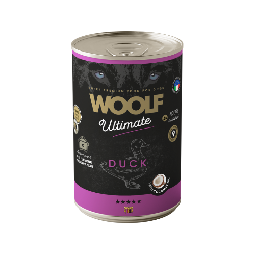 Woolf Ultimate - Lata de pato con aceite de coco