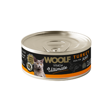 Woolf Ultimate - Lata de pavo para gatos