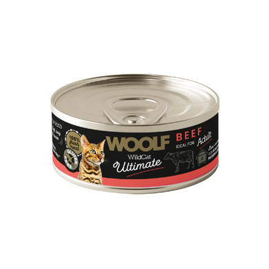 Woolf Ultimate - Lata de ternera para gatos