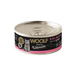 Woolf Ultimate - Lata de salmón para gatos - Kitten