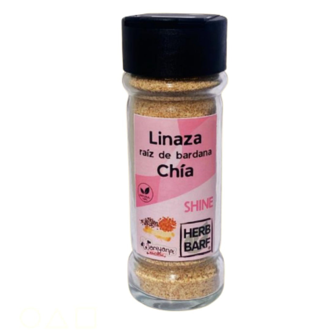 Waniyanpi - Hierbas Shine - Linaza, raíz de bardana y chía