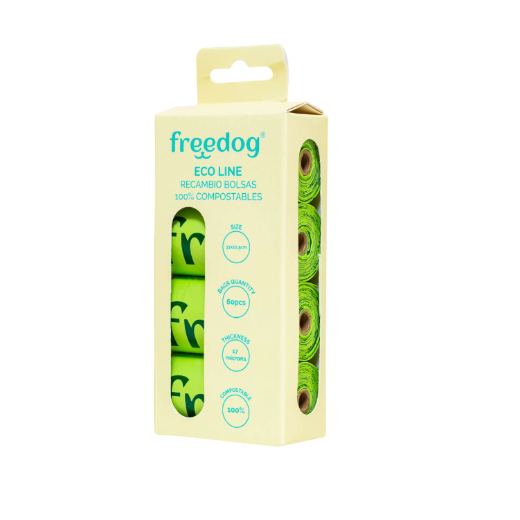 Freedog - Bolsas higiénicas - Compostables