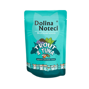 Dolina Noteci Superfood Gatos - Comida húmeda de trucha y atún