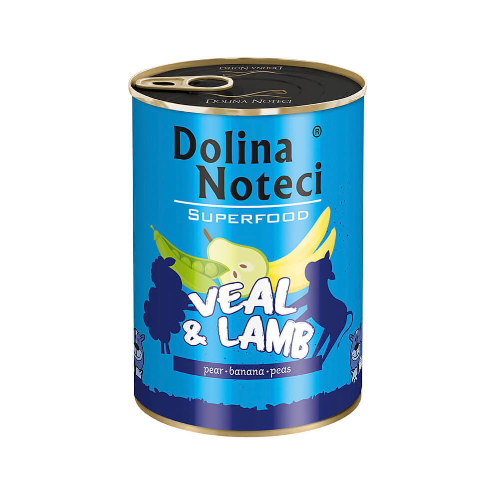 Dolina Noteci Superfood - Lata de ternera y cordero