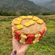 Tarta de cumpleaños perro - Clásica de pollo