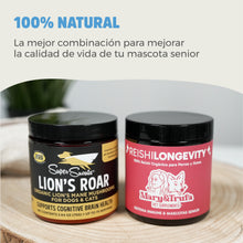 Cargar imagen en el visor de la galería, Pack Senior - Reishi Longevity + Lion's Roar