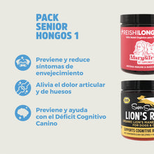 Cargar imagen en el visor de la galería, Pack Senior - Reishi Longevity + Lion's Roar