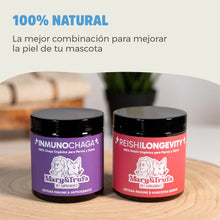 Cargar imagen en el visor de la galería, Pack Piel Sana - Inmuno Chaga + Reishi Longevity