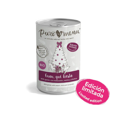 Puromenu - Lata Guau, qué fiesta - Ganso con melocotón