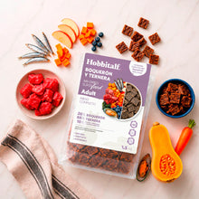 Cargar imagen en el visor de la galería, HobbitAlf - Air dried Superfood boquerón y ternera para gatos