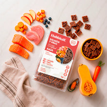 Cargar imagen en el visor de la galería, HobbitAlf - Air dried Superfood salmón y pavo para gatos