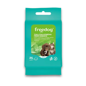 Freedog Pocket - Toallitas húmedas para perros y gatos