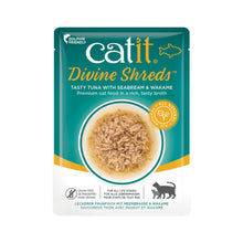 Cargar imagen en el visor de la galería, Catit Divine Shreds - Sopa de atún con besugo y wakame