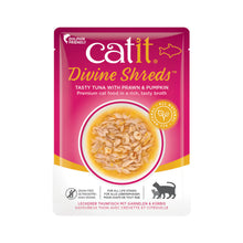 Cargar imagen en el visor de la galería, Catit Divine Shreds - Sopa de atún con gambas y calabaza