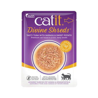 Catit Divine Shreds - Sopa de atún con shirasu y boniato