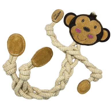 Funny Zoo - Mono de gamuza con cuerdas