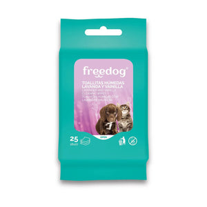 Freedog Pocket - Toallitas húmedas para perros y gatos