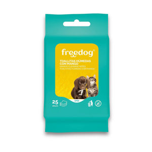 Freedog Pocket - Toallitas húmedas para perros y gatos