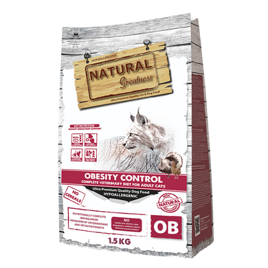 Natural Greatness Diet Vet Gato - Obesity control