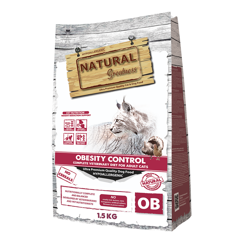 Natural Greatness Diet Vet Gato - Obesity control