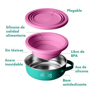 The Doog Life - Comedero y Bebedero portátil