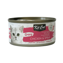 Cargar imagen en el visor de la galería, Kit Cat Gravy - Latas de comida húmeda en salsa para gatos