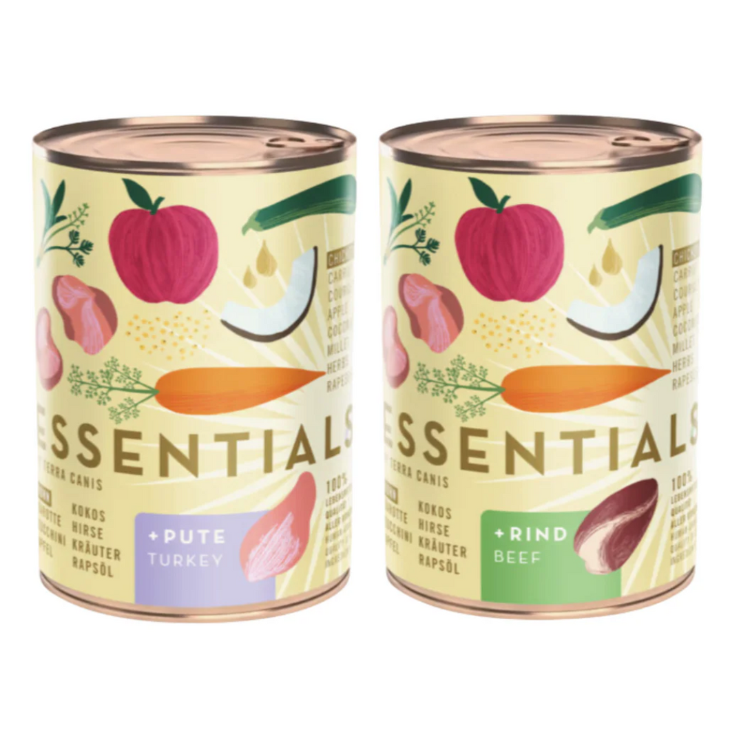 Terra Canis Essential 8 - Latas de comida húmeda