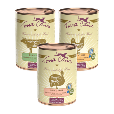 Terra Canis Solo Carne - Latas de comida húmeda