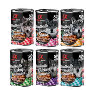 Alpha Spirit - Latas de Albóndigas para perros