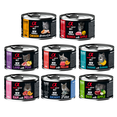 Alpha Spirit - Latas húmedas para gatos