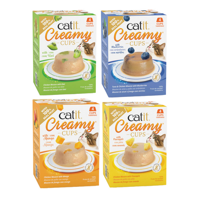 Catit Creamy Cups - Mousse para gatos