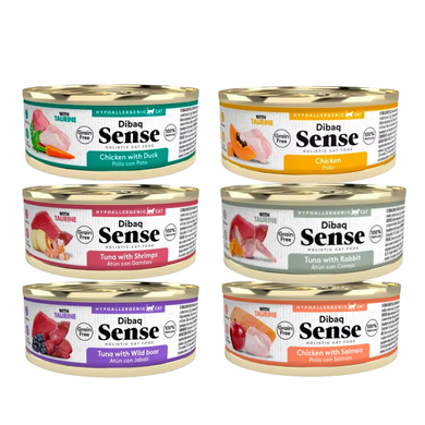 Dibaq Sense - Latas de comida húmeda para gatos